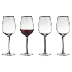Sarkanvīna glāzes Lyngby Glas 27579, 400 ml, 4 gab.