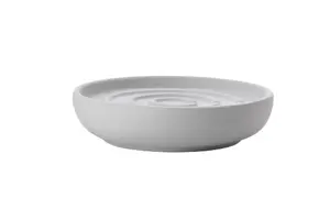 Zone Denmark Nova apaļš ziepju trauks, porcelāns, pelēks