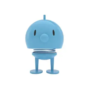 Hoptimist Bumble Collectible Figure Blue Metal and Plastic