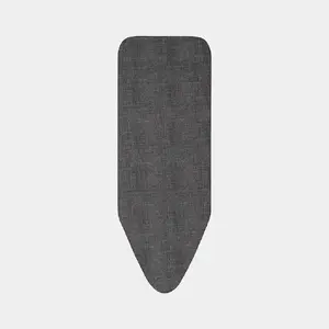 Brabantia Ironing Board Cover C for 124 x 45 cm Boards, Foam, Black