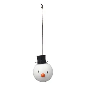 Hoptimist 26095 Christmas Tree Ornament, White