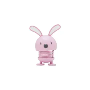 Коллекционная фигурка Hoptimist Bunny, розовый цвет, материал ABS