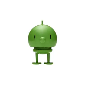 Hoptimist Bumble Collectible Figure Green Metal and Plastic