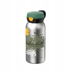 Mepal Campus Flip Cap Insulated Water Bottle 500 ml Dino