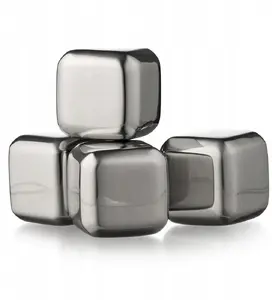 Mozos Stainless Steel Whiskey Stones, Set of 4