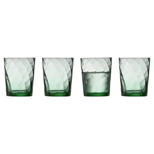 Lyngby Glas Vienna Water Glass Set, 300 ml, Green, 4 Pieces