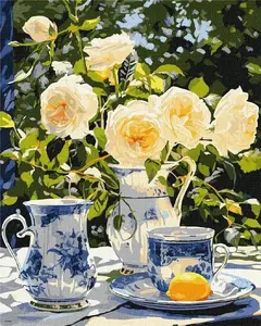 TEKA Paint by Numbers Set - Elegant Party 40x50 cm