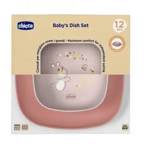 Chicco 2-Piece Plate Set for Children 12M+