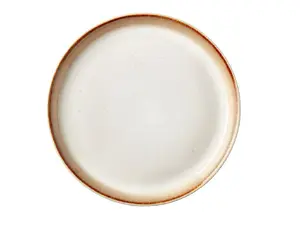 Bitz 14111 Round Stoneware Dinner Plate, 17 cm, Cream