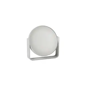 Zone Ume Makeup Mirror 28225 Freestanding Round Grey 5x Magnification