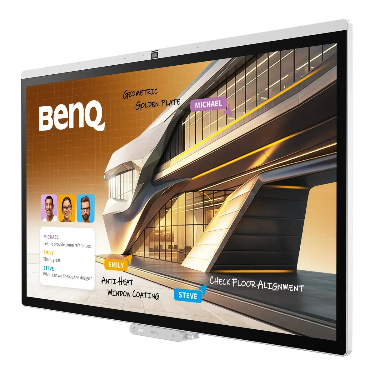 BenQ CP5505 55 collu 4K interaktīvā tāfele Photo 2