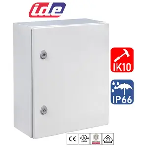 IDE ARGENTA Metal Enclosure 500x400x250 mm, IP66, IK10, RAL7035