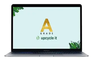 Восстановленный ноутбук Upcycle IT Apple MacBook Air 2020, Apple M1, 8 ГБ ОЗУ, 256 ГБ SSD, 13.3-дюймовый дисплей, macOS Big Sur, серый