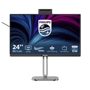 Philips 4000 series 24B2U4301H/00 Компьютерный монитор 23.8 Дюйма Full HD LCD IPS 1920 x 1080 Пикселей Серый Встроенные динамики USB-хаб