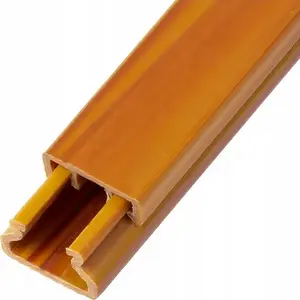 AKS MKE Electrical Cable Trunking 11x15mm 2m Light Wood