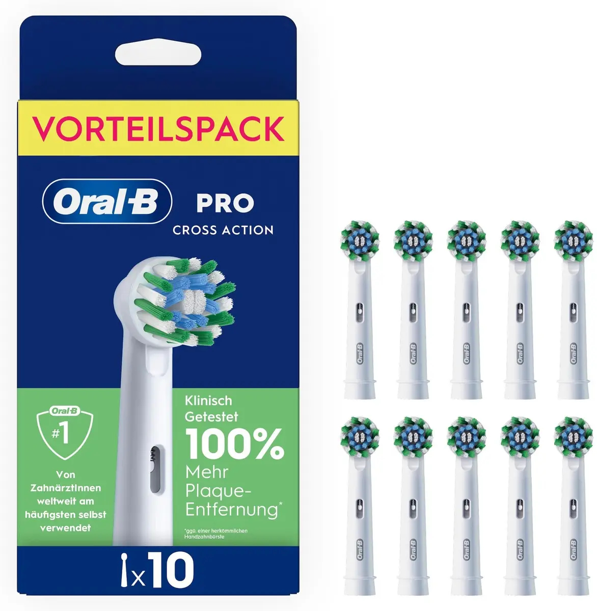 Oral-B Pro CrossAction zobu birstes uzgaļi