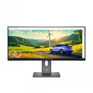 Lenovo P34w-20 34-inch Curved WQHD IPS Monitor, 21:9, 120Hz, USB-C 140W, DP, HDMI, RJ45