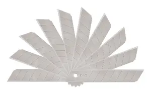 Deli E2011 Utility Knife Replacement Blades, 18 mm, 10 Pieces