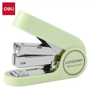 Deli EM416 Standard Clinch Stapler, 25 Sheets, Green