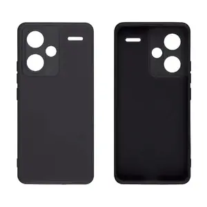 OBAL:ME Matte TPU Cover for Xiaomi Redmi Note 13 Pro+ 5G Black