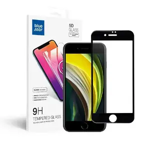 Blue Star 5D Tempered Glass Screen Protector for iPhone 7, iPhone 8, iPhone SE 2020, iPhone SE 2022