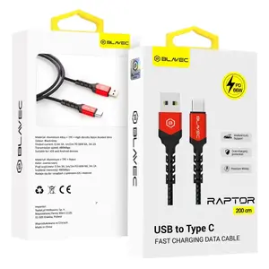 Кабель Blavec Raptor USB-A на USB-C 66 Вт 2 м Photo 1