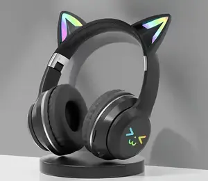 Goodbuy Strange Eyes wireless headsets for kids | bluetooth 5.1 black (Damaged Package)