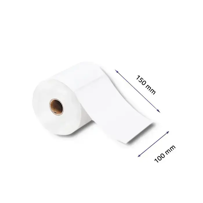 Qoltec Direct Thermal Labels 100 x 150 mm - 350 Labels Photo 3