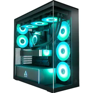 Arctic Xtender (black, tempered glass x 2 (clear))
