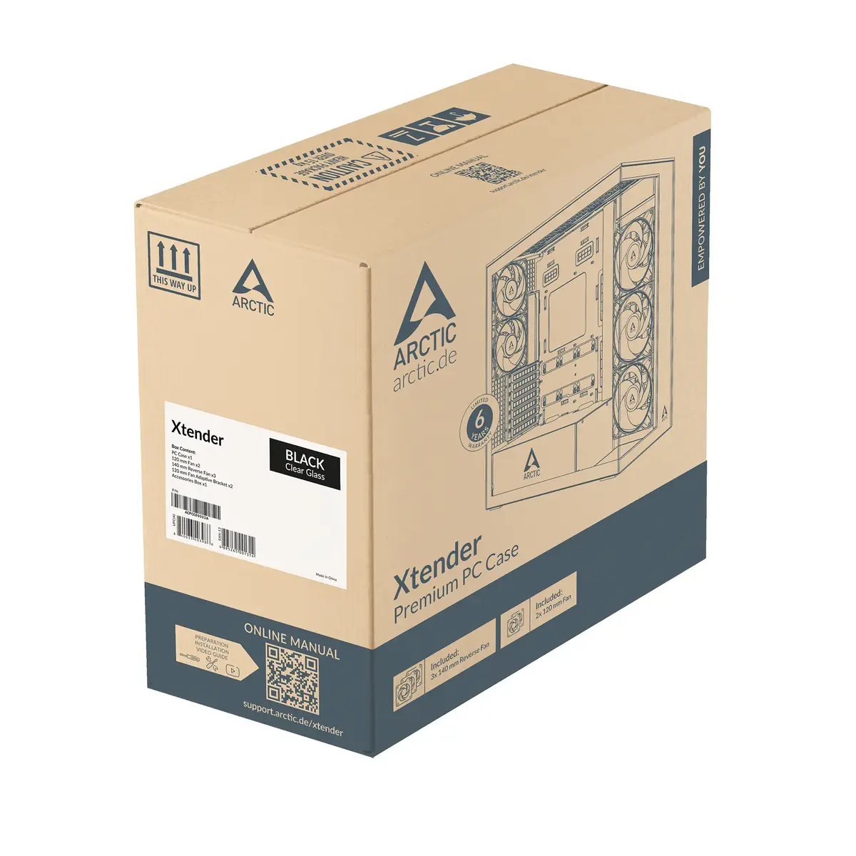Компьютерный корпус ARCTIC Xtender Black Photo 10