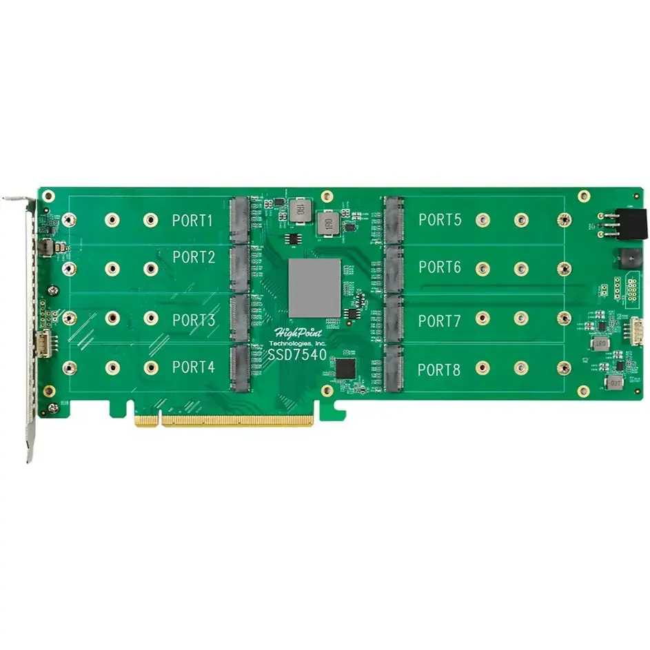Адаптер HighPoint Rocket 1508 8x M.2 NVMe PCIe 4.0 x16 Photo 4