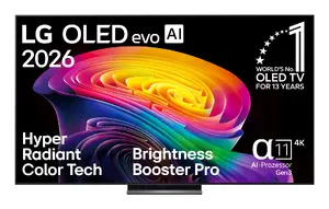 LG OLED83C6ELB 83-дюймовый 4K Ultra HD Smart TV телевизор OLED evo плоский черный 3840 x 2160 пикселей Wi-Fi Ethernet LAN DVB-T2 DVB-S2 DVB-C