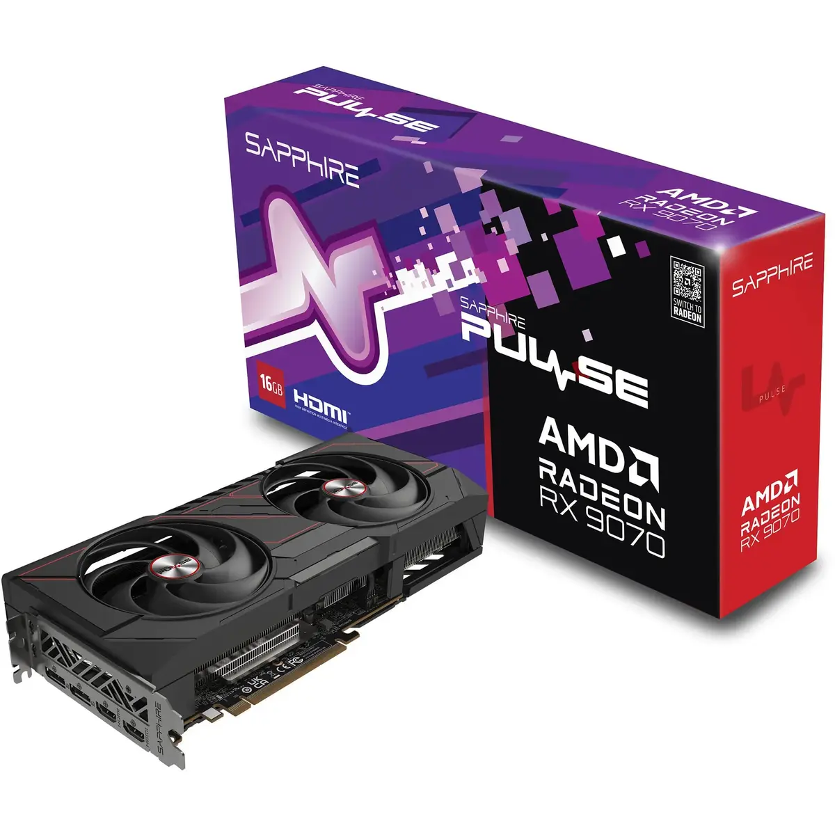 Видеокарта Sapphire PULSE Radeon RX 9070 GRE Gaming OC Photo 6