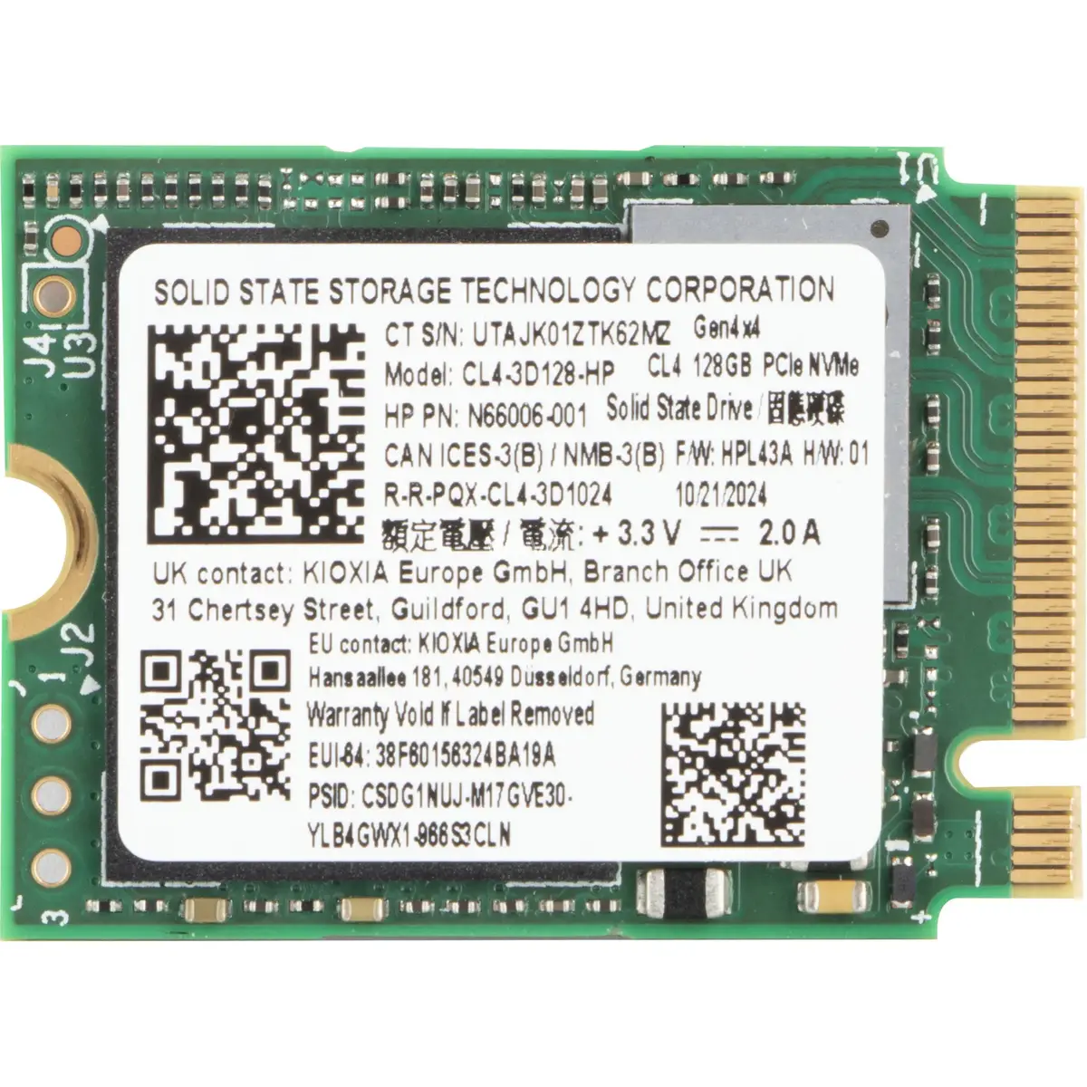 SSD накопитель Diverse CL4 M.2 2230 128 ГБ Photo 3