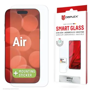 Защитное стекло E.V.I. Smart Glass для Apple iPhone Air, 9H, ударопрочное, устойчивое к царапинам