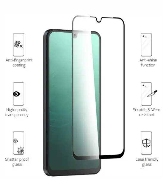 Swissten Full Face Tempered Glass for Samsung Galaxy A57 5G Photo 3