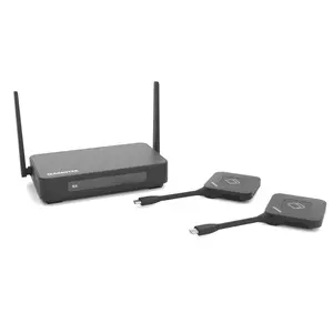 Marmitek Stream 4K Pro Wireless 4K HDMI Presentation System with 1 Extra USB-C Dongle supporting 480p to 4096 x 2160 resolutions and 128-bit AES security