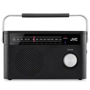 JVC RA-E315B Portable radio Black