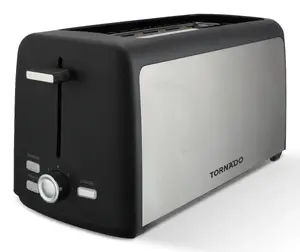 TORNADO TTA-7402-GS | 2 Long-Slot Slice Toaster “4x100” – 1400W