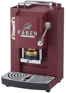 Faber Italia Faber Pro Deluxe Coffee Machine Cherry Red Chrome