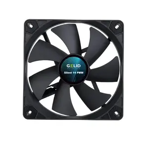 Gelid Solutions FN-PX14-16 140mm PWM Computer Case Fan, 750-1500 RPM, Black