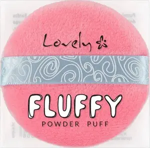 Lovely Fluffy Powder Puff for Face Powder Application Pink