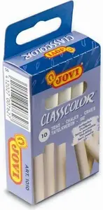 JOVI School Chalk White 10 Pieces