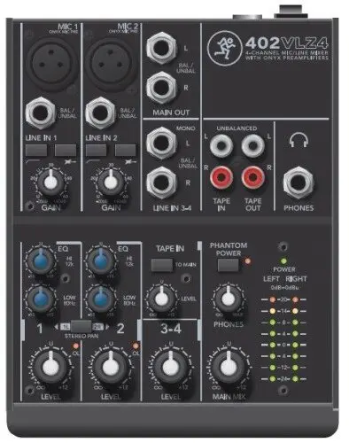 Компактный микшер Mackie 402VLZ4 4 канала Photo 3