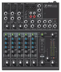 Mentor Mackie 802VLZ4 8-Channel Compact Audio Mixer 20-20000 Hz