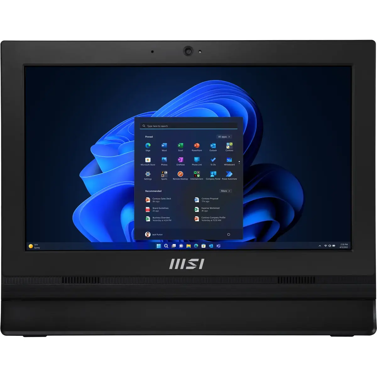 Моноблок MSI Pro AP162T ADL-042XEU Photo 5