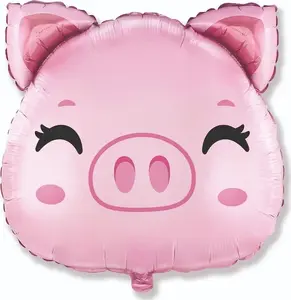 Flexmetal Foil Balloon 24 inch Pig Shape