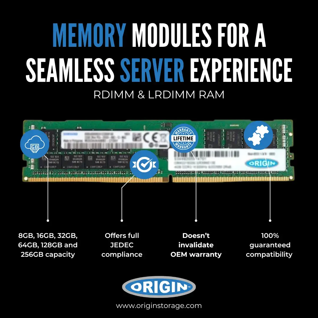 Origin Storage 16GB DDR5 5600MHz RDIMM ECC Server Memory Photo 6