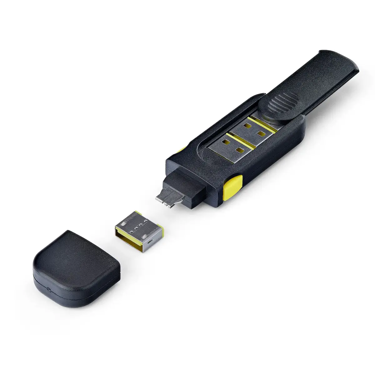 StarTech USB-A Port Blocker Key with 4 Latching Plugs Photo 2