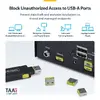 StarTech USB-A Port Blocker Key with 4 Latching Plugs Photo 4